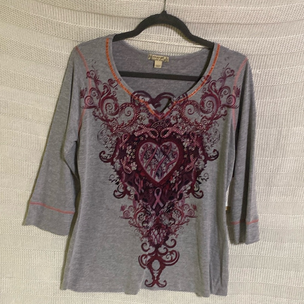 NWT Energe world wear Y2K Tee Retro Vintage Preppy
